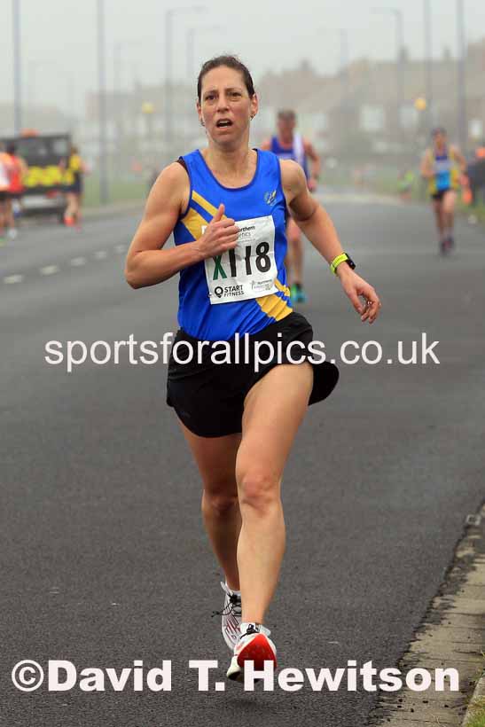 Senior womens 6 Stage 2023 Northern Mens 12 stage and Womens 6 Stage Relays and Young Athletes, Redcar. Photo: David T. Hewitson/Sports for All Pics